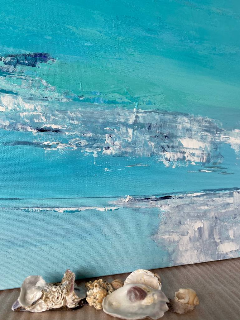 Original Abstract Expressionism Landscape Painting by Zoya Maystruk
