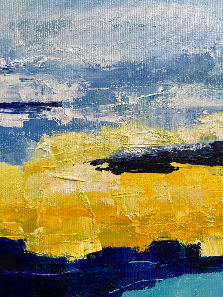 Original Abstract Landscape Painting by Zoya Maystruk