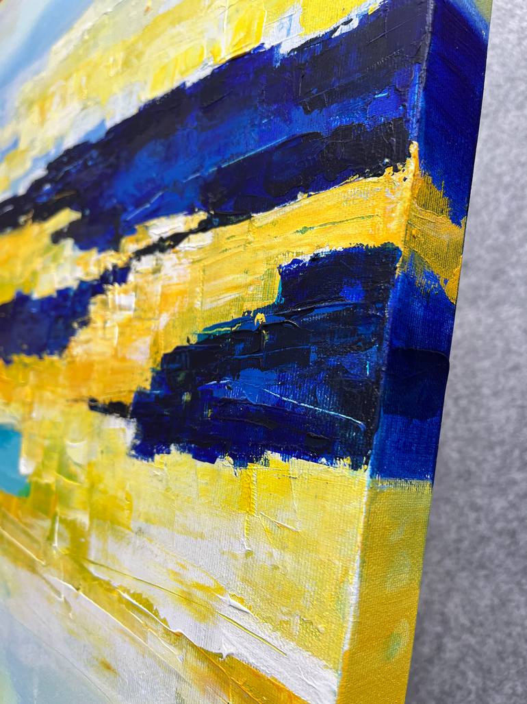 Original Abstract Landscape Painting by Zoya Maystruk