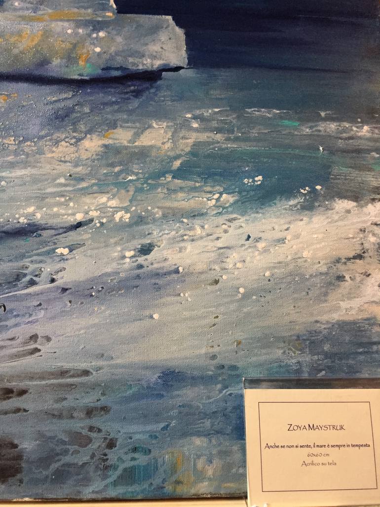 Original Expressionism Seascape Painting by Zoya Maystruk