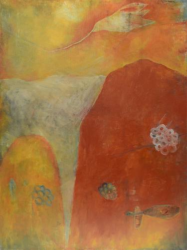 Original Modern Abstract Paintings by Rebecca Mannheimer