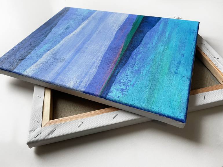 Original Abstract Expressionism Landscape Painting by Rita Wolff