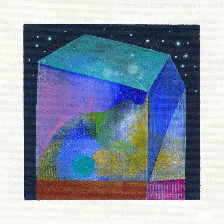 Original Minimalism Abstract Painting by Rita Wolff