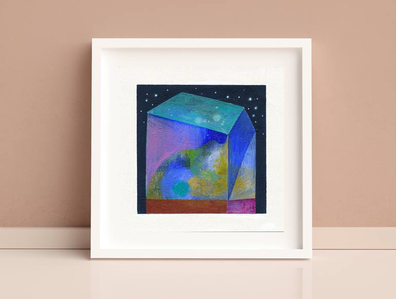 Original Minimalism Abstract Painting by Rita Wolff