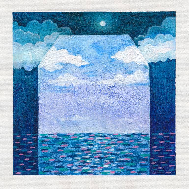 Original Minimalism Home Painting by Rita Wolff