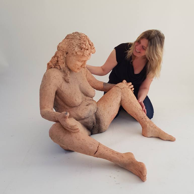 Original Contemporary Women Sculpture by Marieke Ploeg