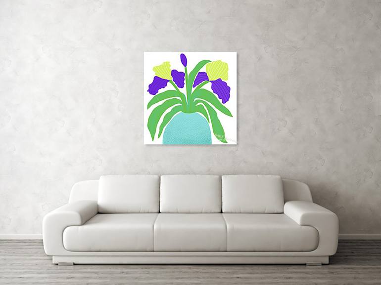 Original Illustration Floral Digital by Min Fen Zhu