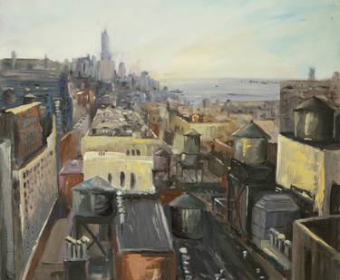 Print of Cities Paintings by Amalamati Lissimore