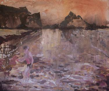Print of Beach Paintings by Amalamati Lissimore