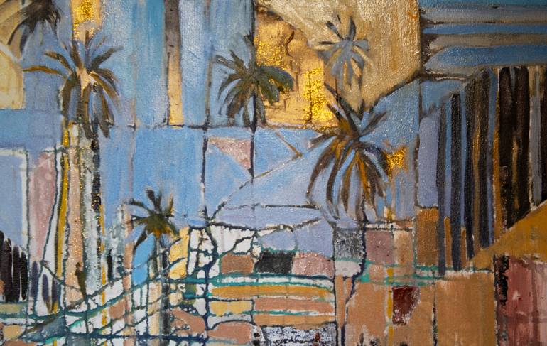 Original Contemporary Cities Painting by Amalamati Lissimore