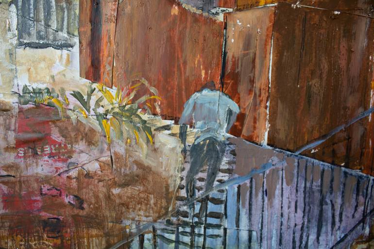 Original Contemporary Cities Painting by Amalamati Lissimore