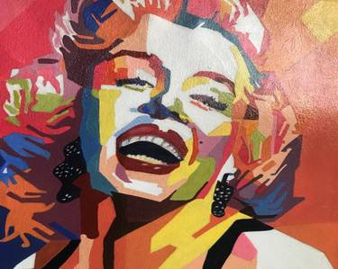 Original Abstract Pop Culture/Celebrity Paintings by Hurain Aslam