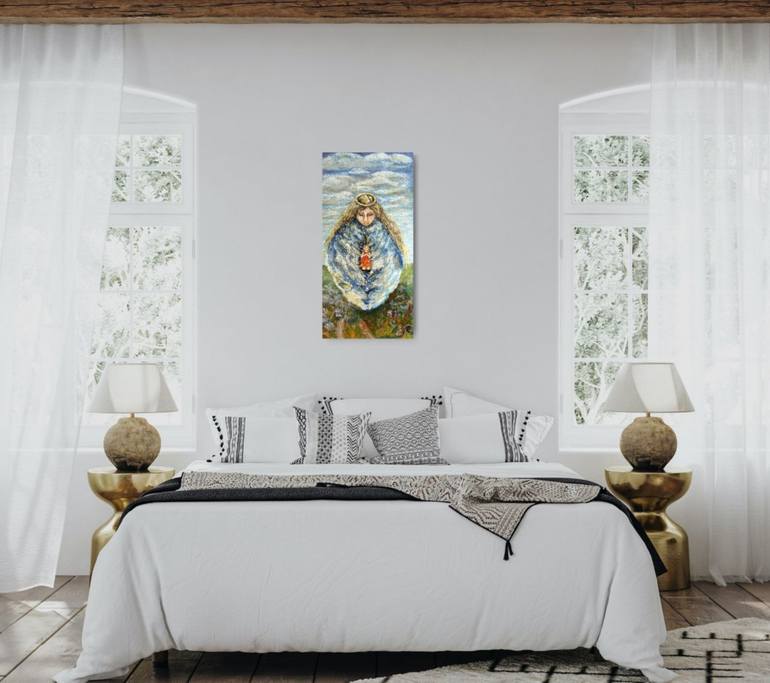 Original Conceptual Religion Painting by Kristina Goncharuk