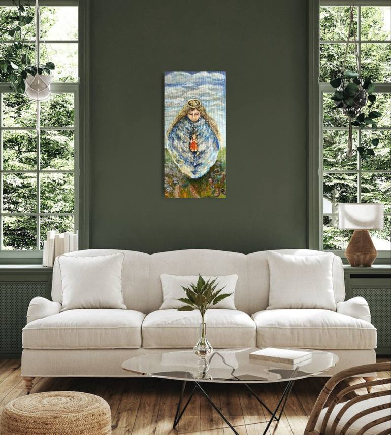 Original Conceptual Religion Painting by Kristina Goncharuk