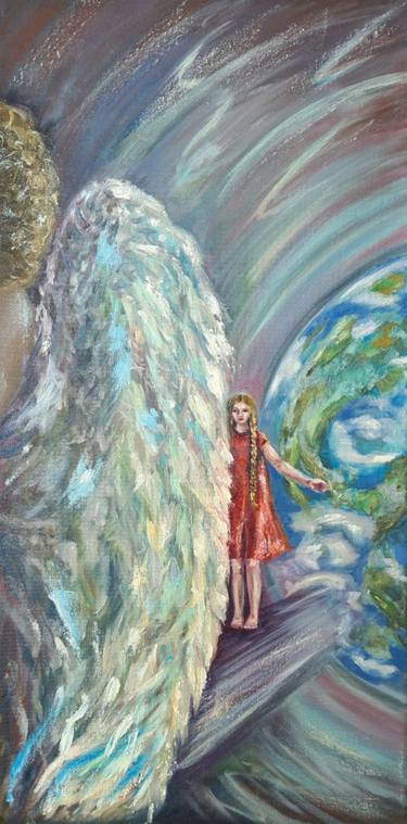 Original Contemporary Outer Space Paintings by Kristina Goncharuk