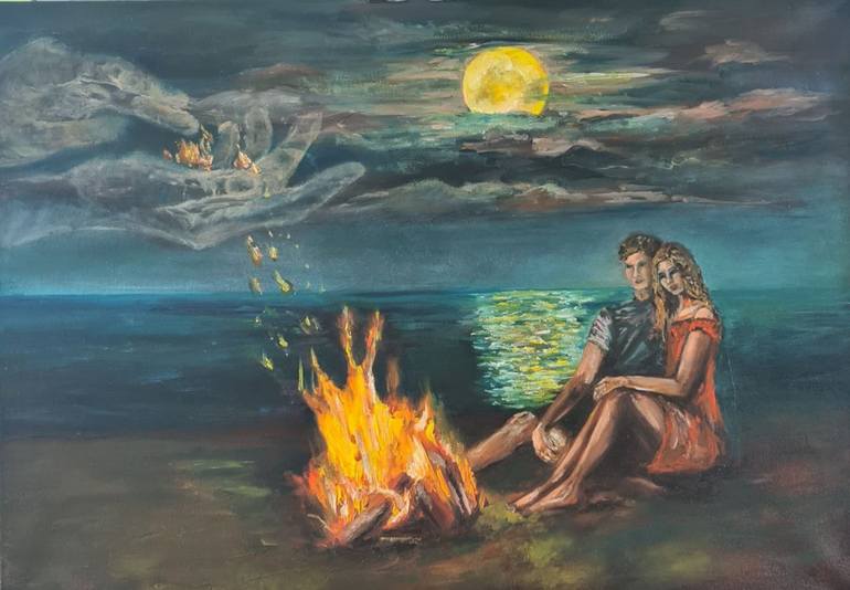Print of Fine Art Family Paintings by Kristina Goncharuk