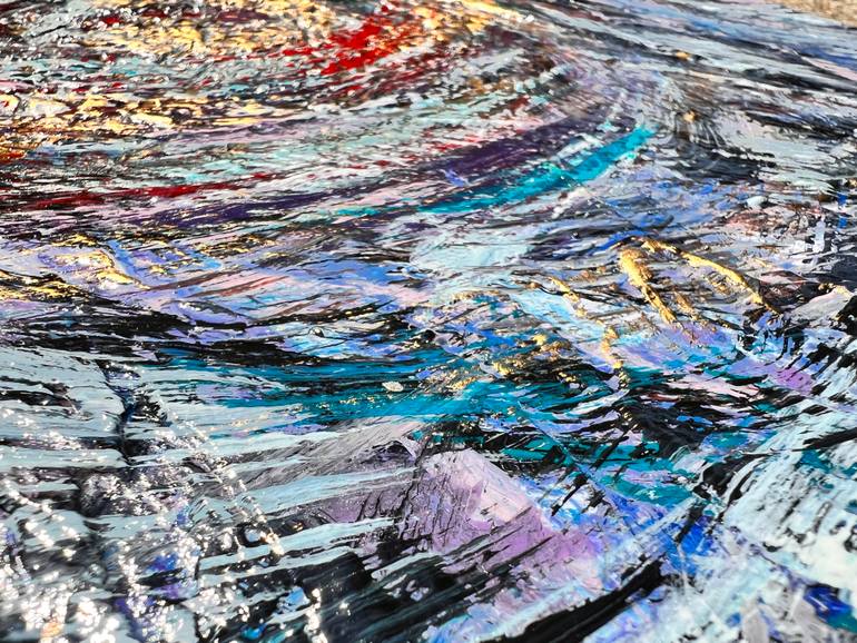 Original Abstract Expressionism Abstract Painting by Rich Glasgow