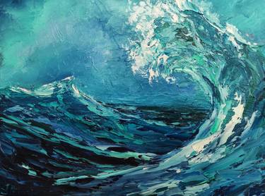 Print of Water Paintings by MARIA SLYNKO