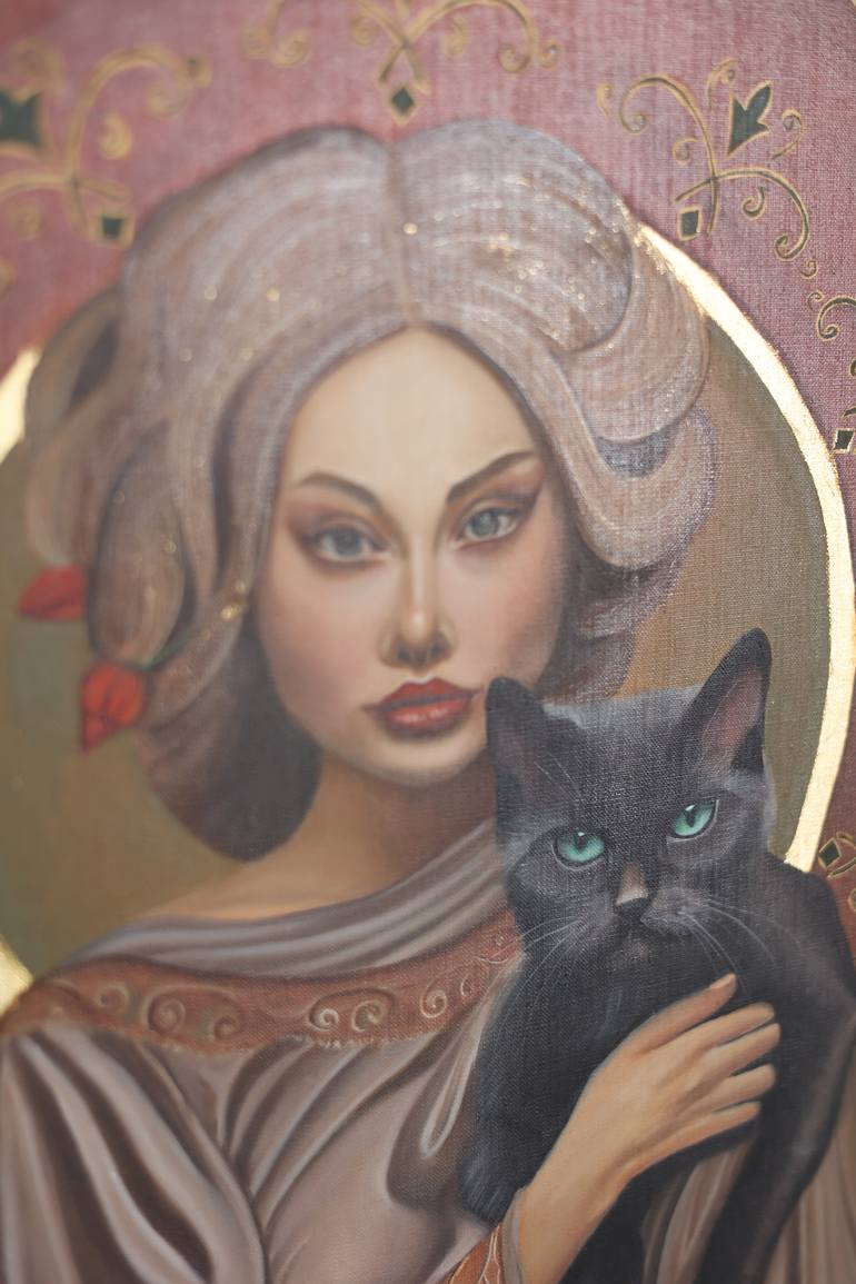 Original Figurative Women Painting by Asa Paveikslai