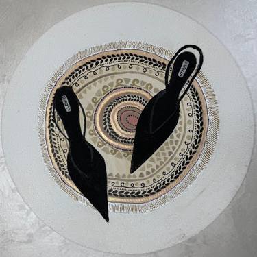 Original Art Deco Still Life Mixed Media by Dina Telesheva