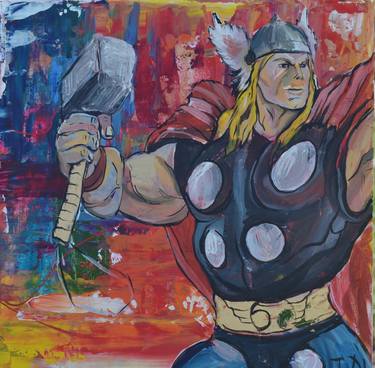 Print of Comics Paintings by Dina Telesheva