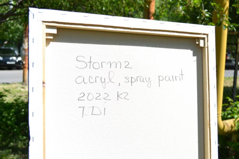 Original Abstract People Painting by Dina Telesheva