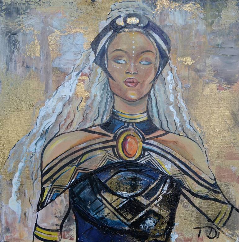 Original Abstract Health & Beauty Painting by Dina Telesheva