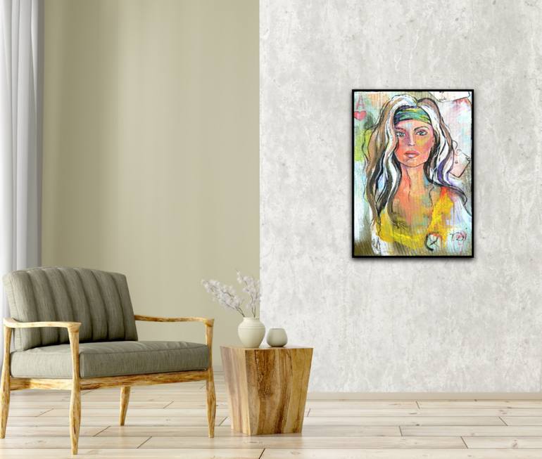 Original Women Painting by Dina Telesheva