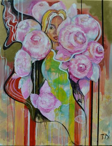 Print of Abstract Women Paintings by Dina Telesheva