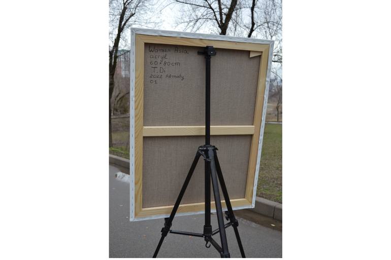 Original Modern Portrait Painting by Dina Telesheva