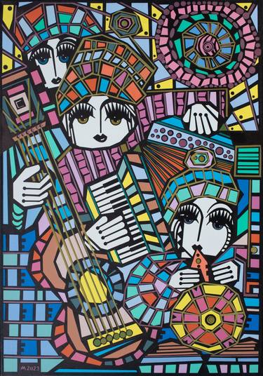 Original Music Paintings by Miro Ibrahimović