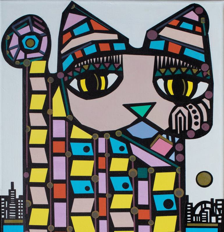 Original Pop Art Animal Painting by Miro Ibrahimović