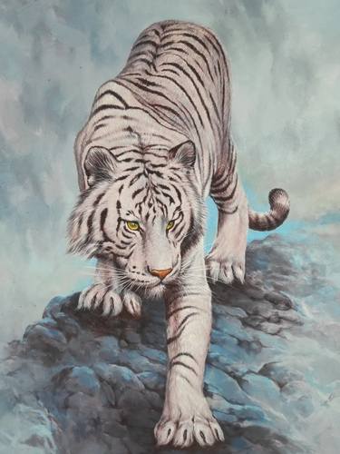 Original Photorealism Animal Paintings by Bagya Art Gallery