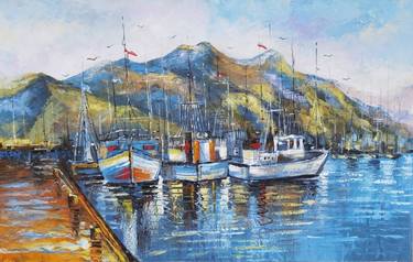 Original Ship Paintings by Bagya Art Gallery