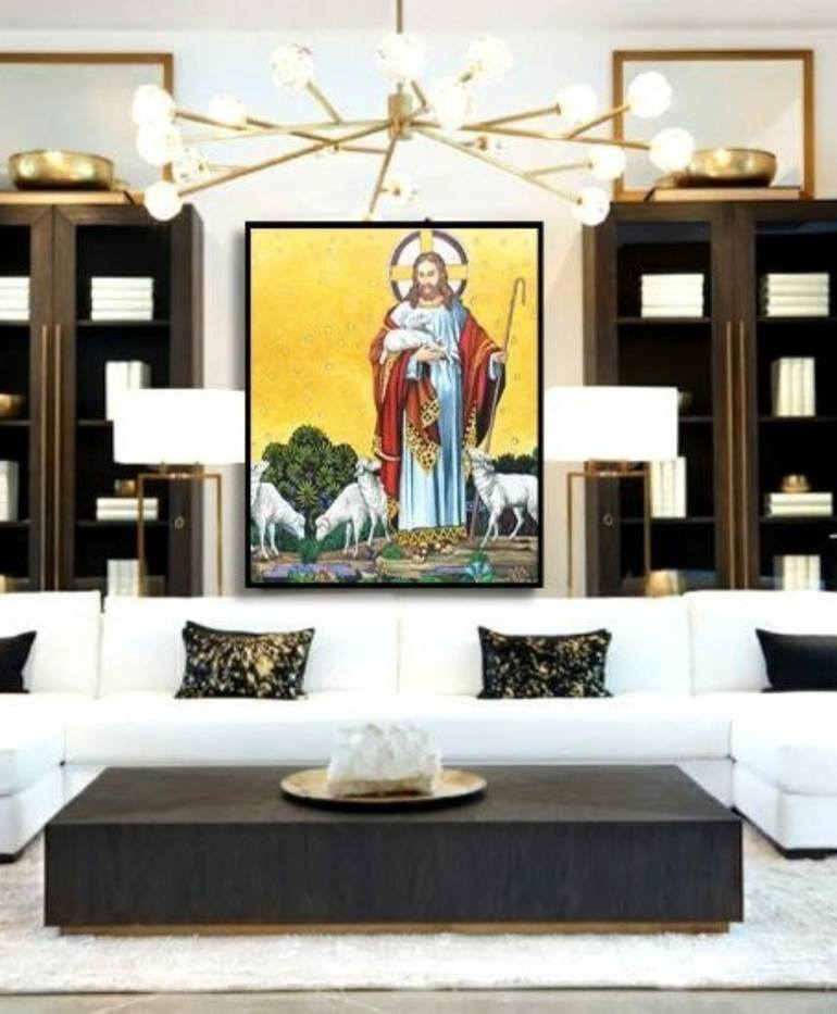 Original Conceptual Religion Painting by Bagya Art Gallery