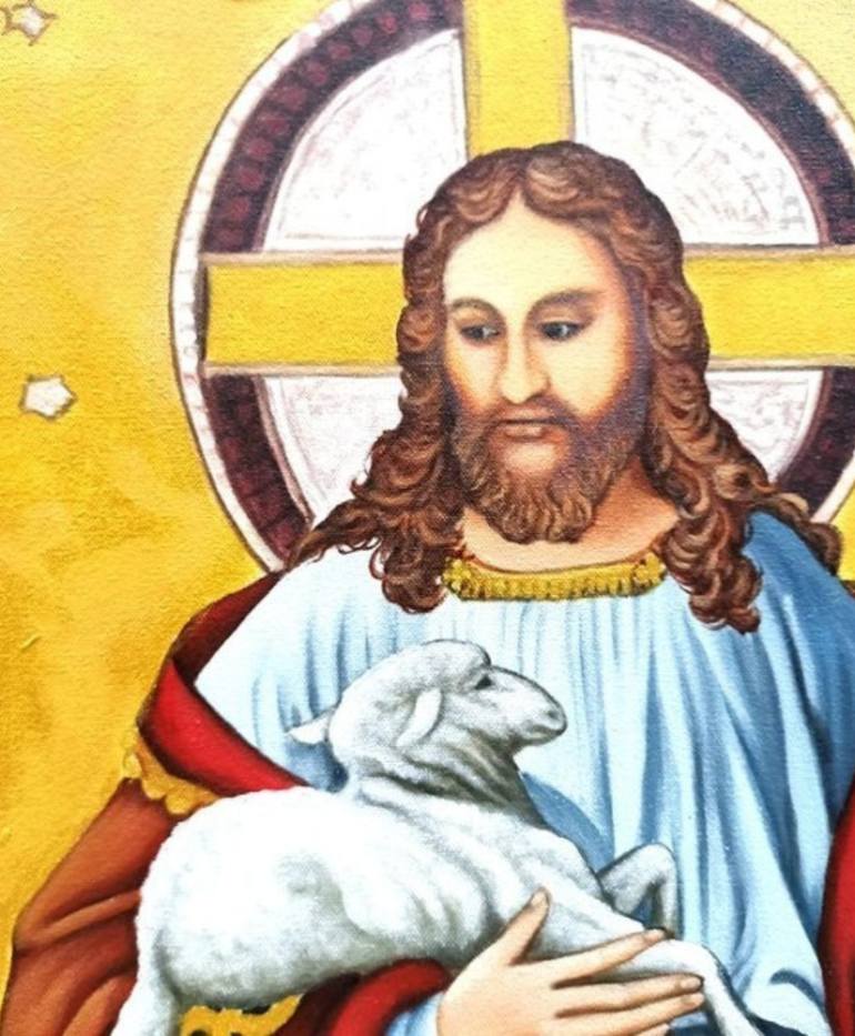 Original Conceptual Religion Painting by Bagya Art Gallery