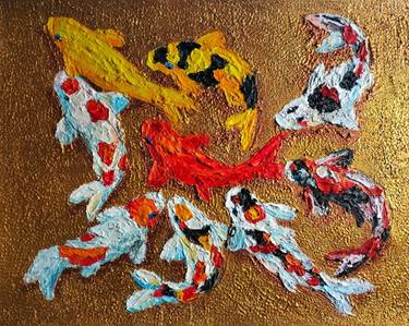 Original Impressionism Animal Paintings by Bagya Art Gallery