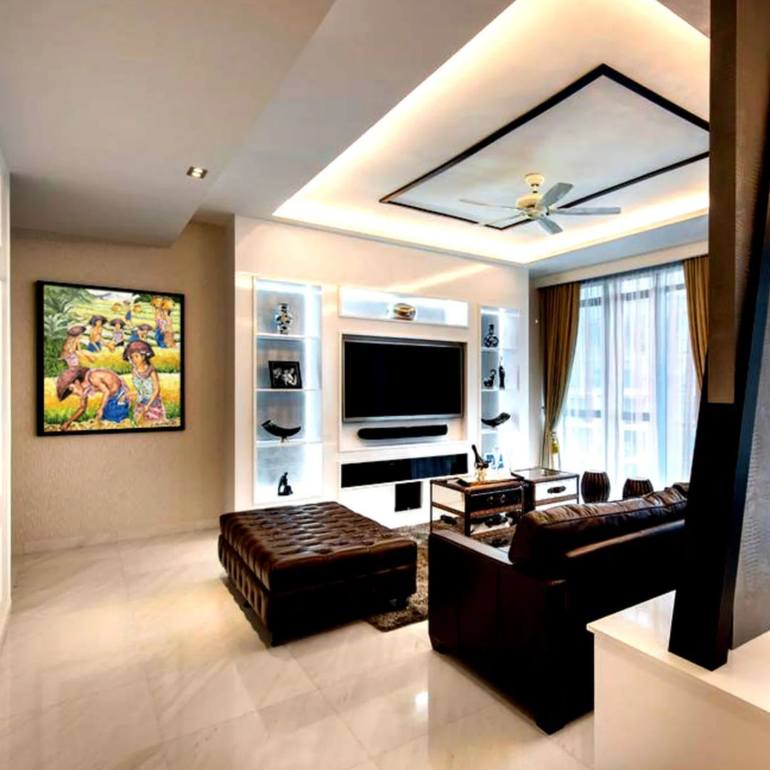 Original Abstract People Painting by Bagya Art Gallery