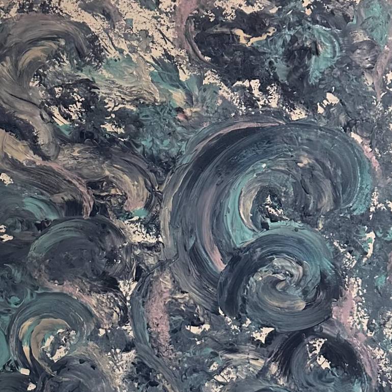 Original Abstract Expressionism Abstract Painting by Bagya Art Gallery