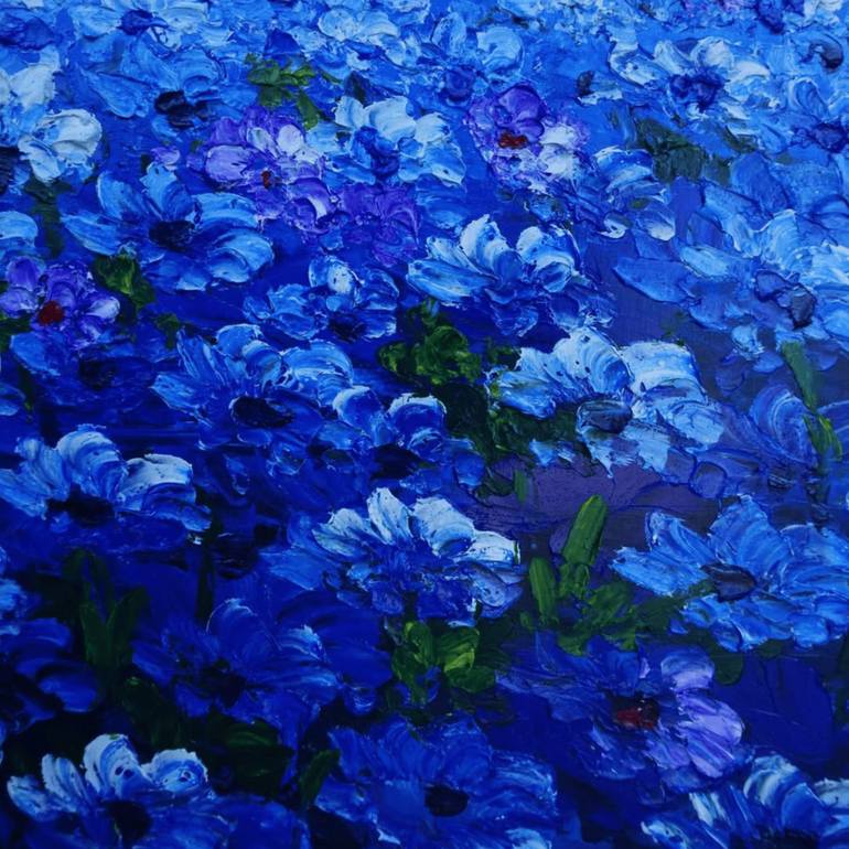 Original Realism Floral Painting by Bagya Art Gallery