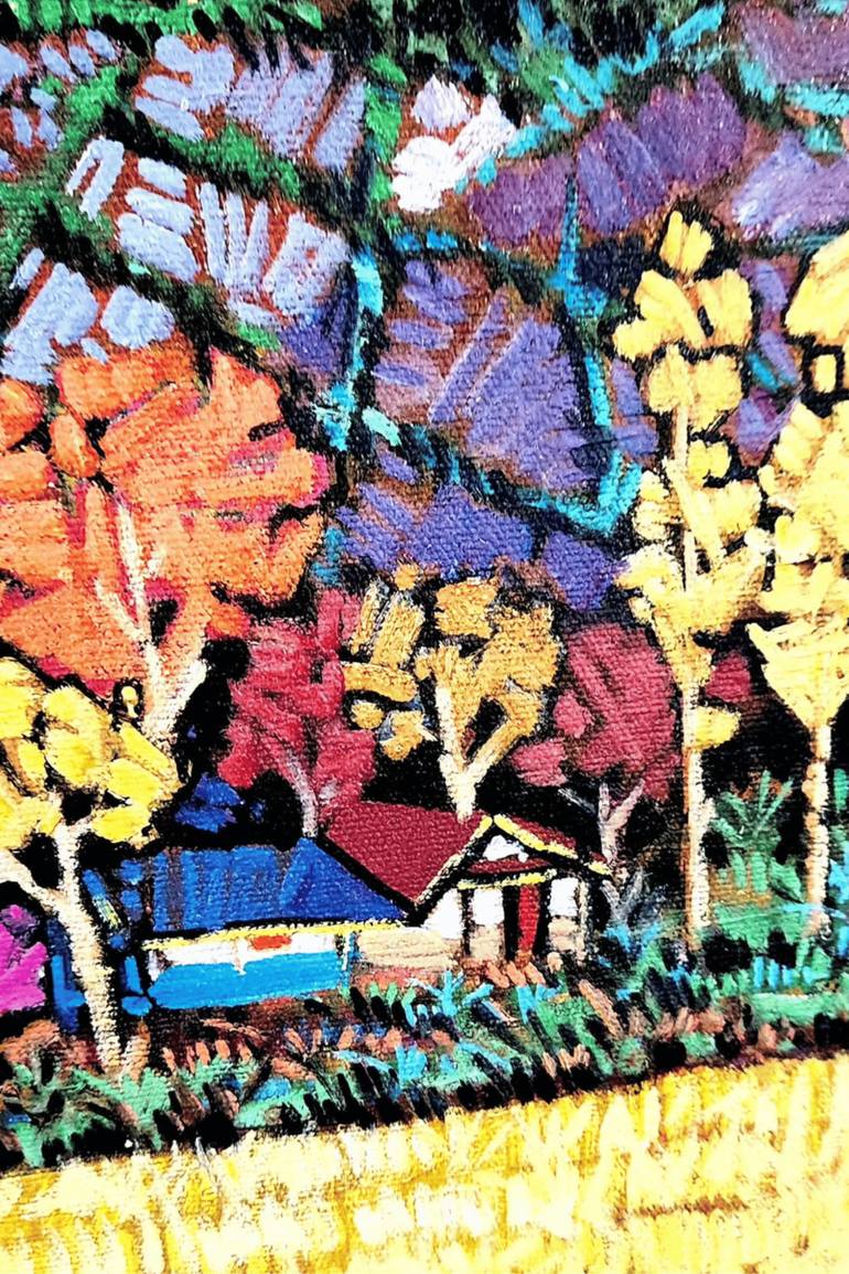 Original Abstract Landscape Painting by Bagya Art Gallery