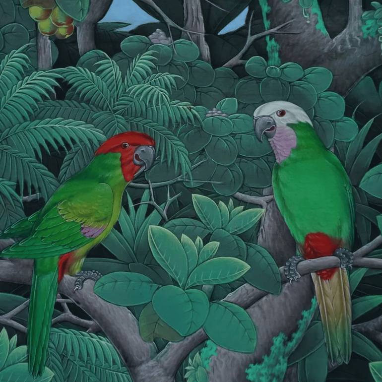 Original Realism Animal Painting by Bagya Art Gallery