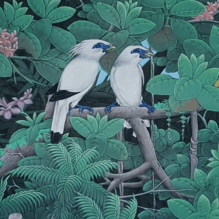 Original Realism Animal Painting by Bagya Art Gallery