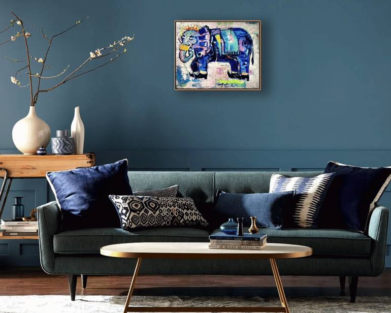 Original Abstract Animal Painting by Bagya Art Gallery