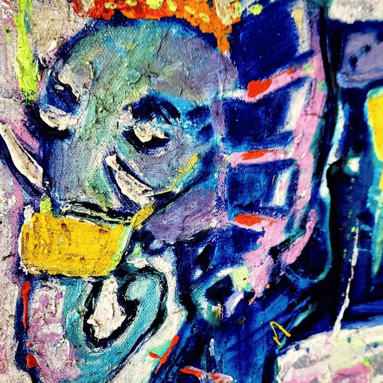 Original Abstract Animal Painting by Bagya Art Gallery