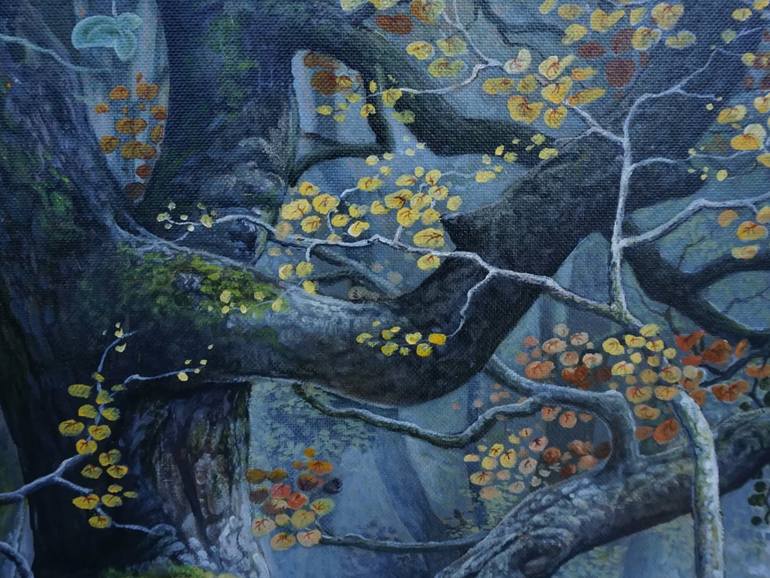 Original Expressionism Nature Painting by Bagya Art Gallery
