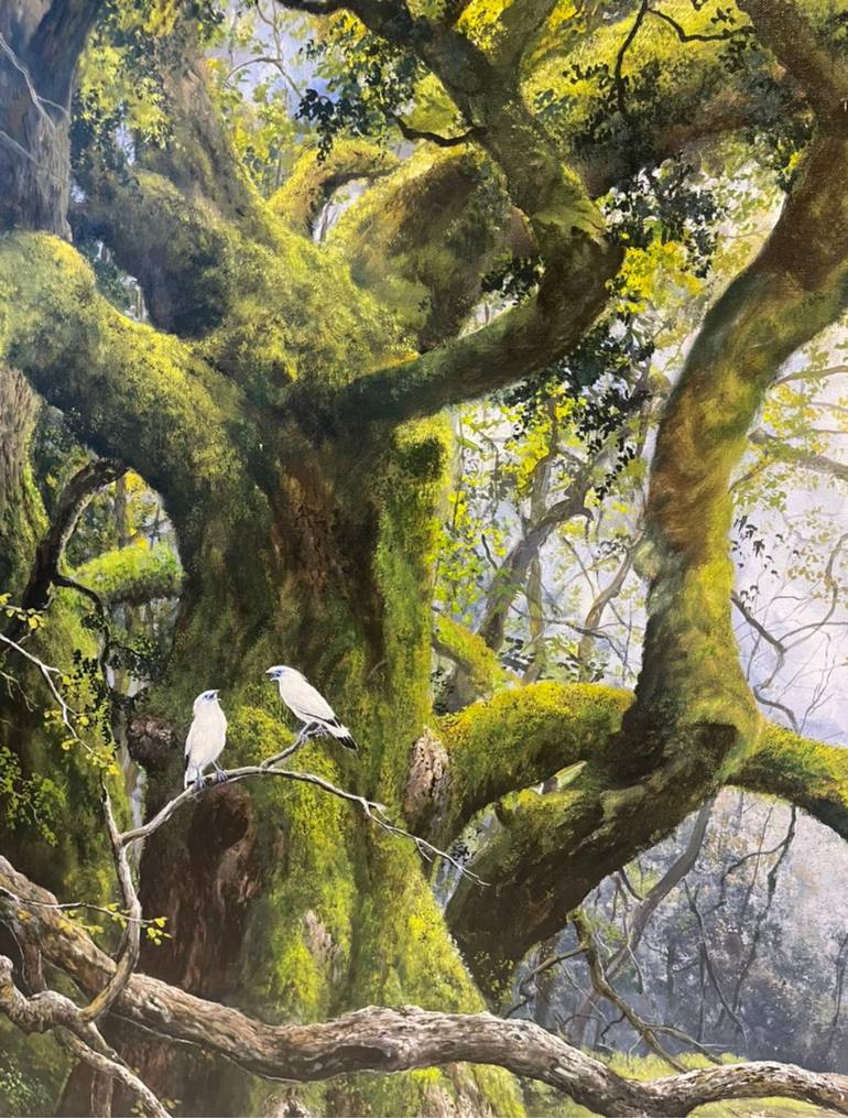 Original Abstract Expressionism Nature Painting by Bagya Art Gallery