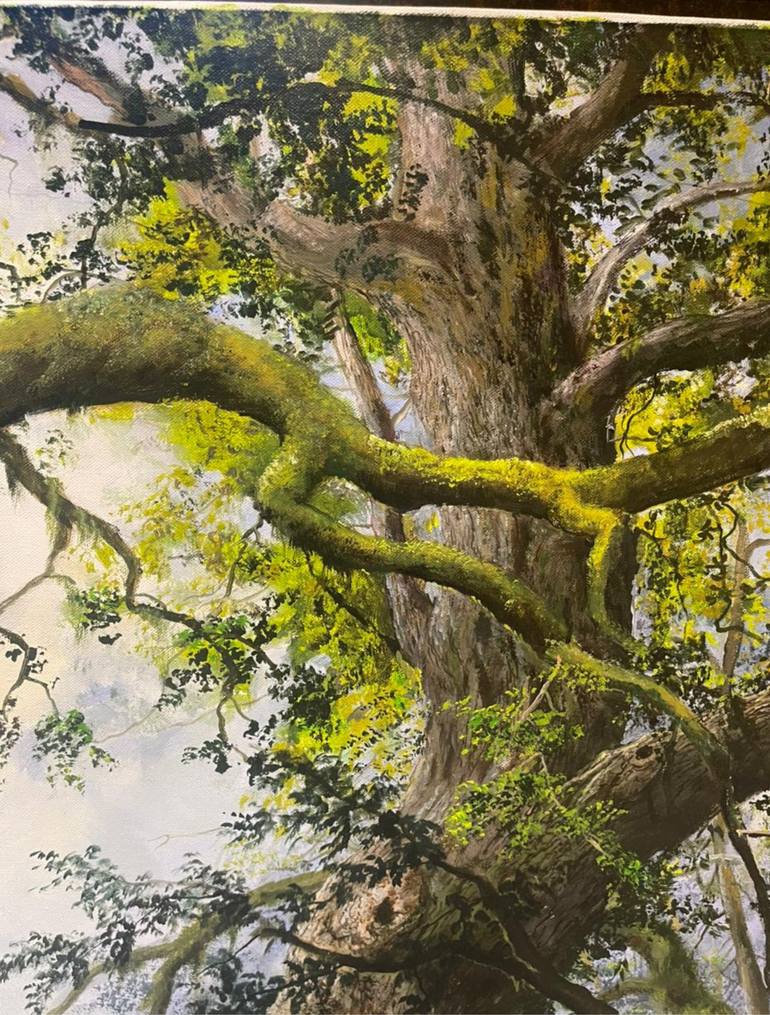 Original Abstract Expressionism Nature Painting by Bagya Art Gallery