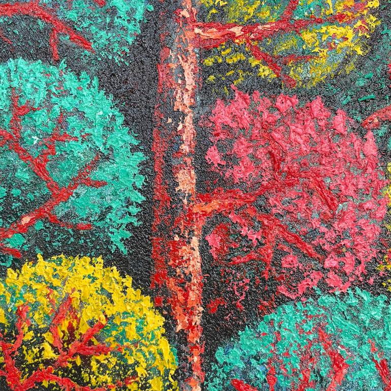 Original Abstract Nature Painting by Bagya Art Gallery