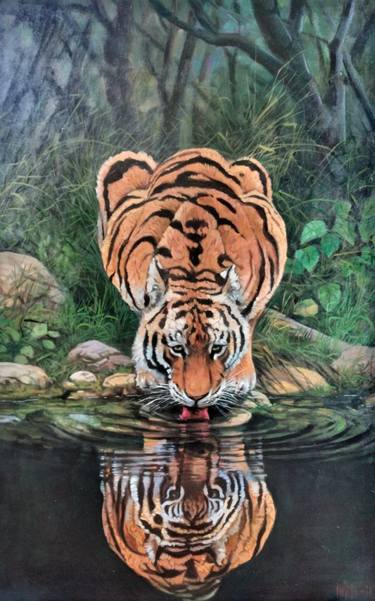 Original Animal Paintings by Bagya Art Gallery